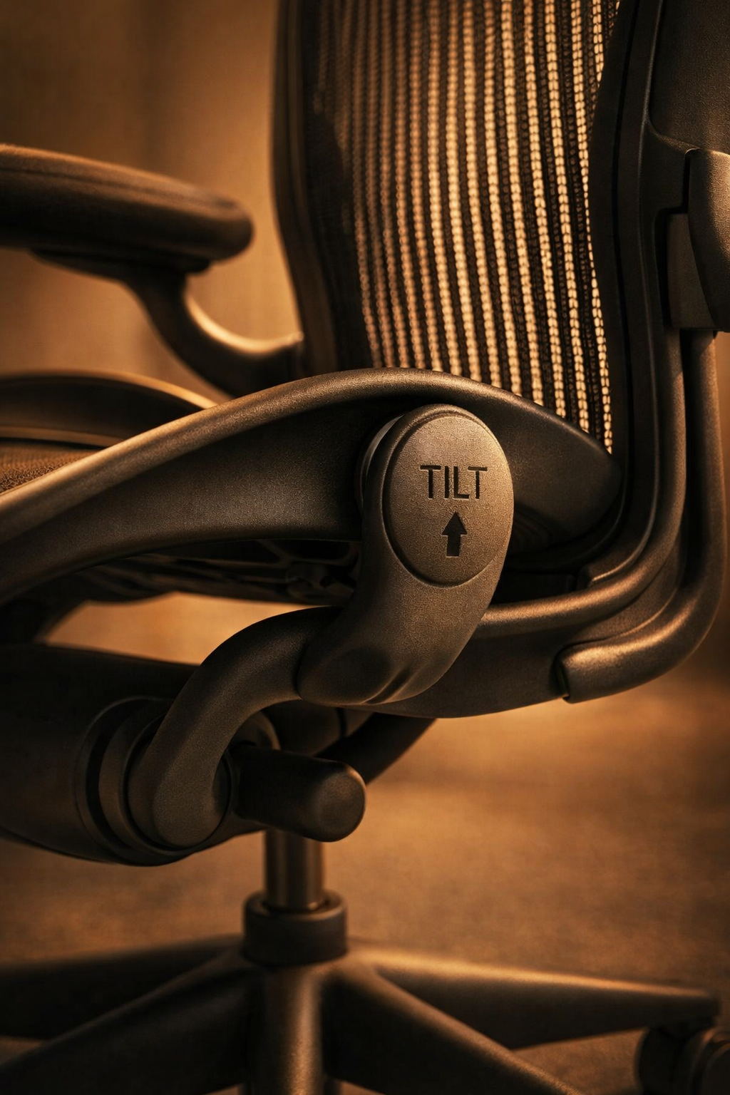 Aeron-Style Ergonomic Mesh Office Chair — close-up