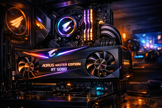 Aorous Master Edition RT 5080 Graphics Card — lifestyle