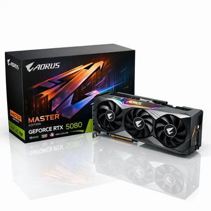 Aorous Master Edition RT 5080 Graphics Card — packaging