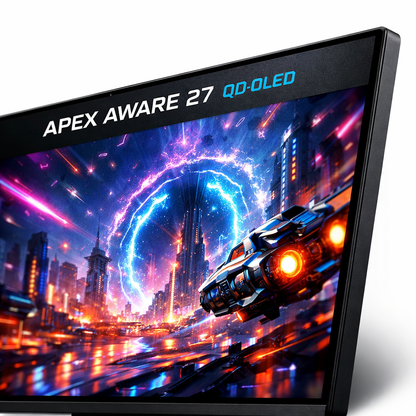 Apex Aware 27 QD-OLED Gaming Monitor — detail