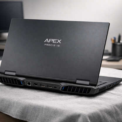 Apex Precis 16 Workstation — Behind Angle