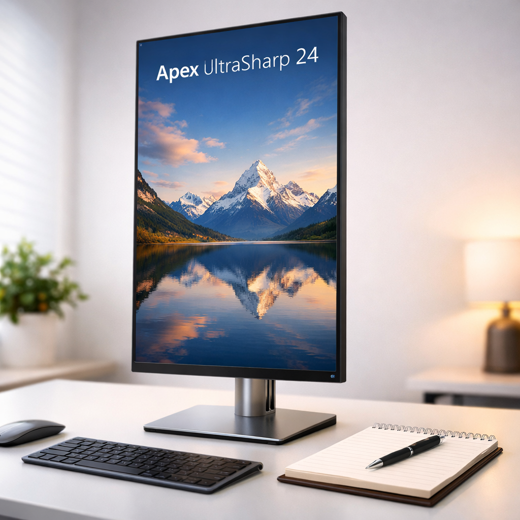 Apex UltraSharp 24 Monitor — portrait mode