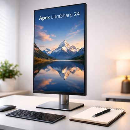 Apex UltraSharp 24 Monitor — portrait mode