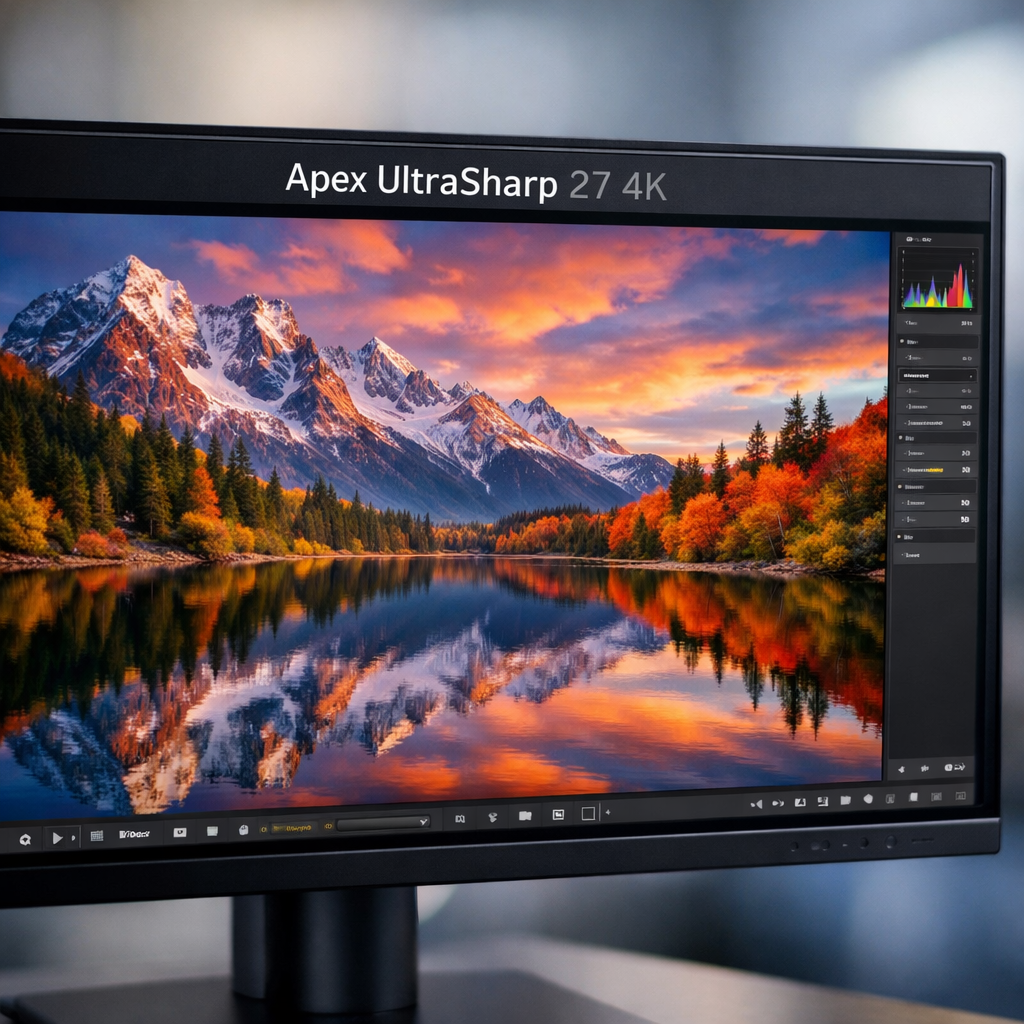 Apex UltraSharp 27 4K Monitor — close_up_image
