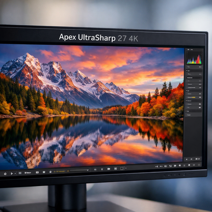 Apex UltraSharp 27 4K Monitor — close_up_image