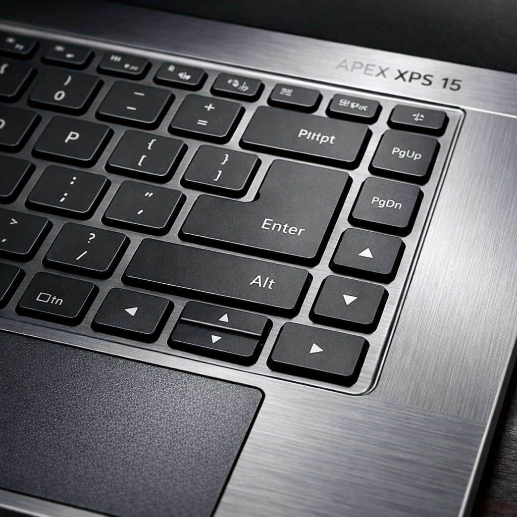 Apex XPS 15 — close-up
