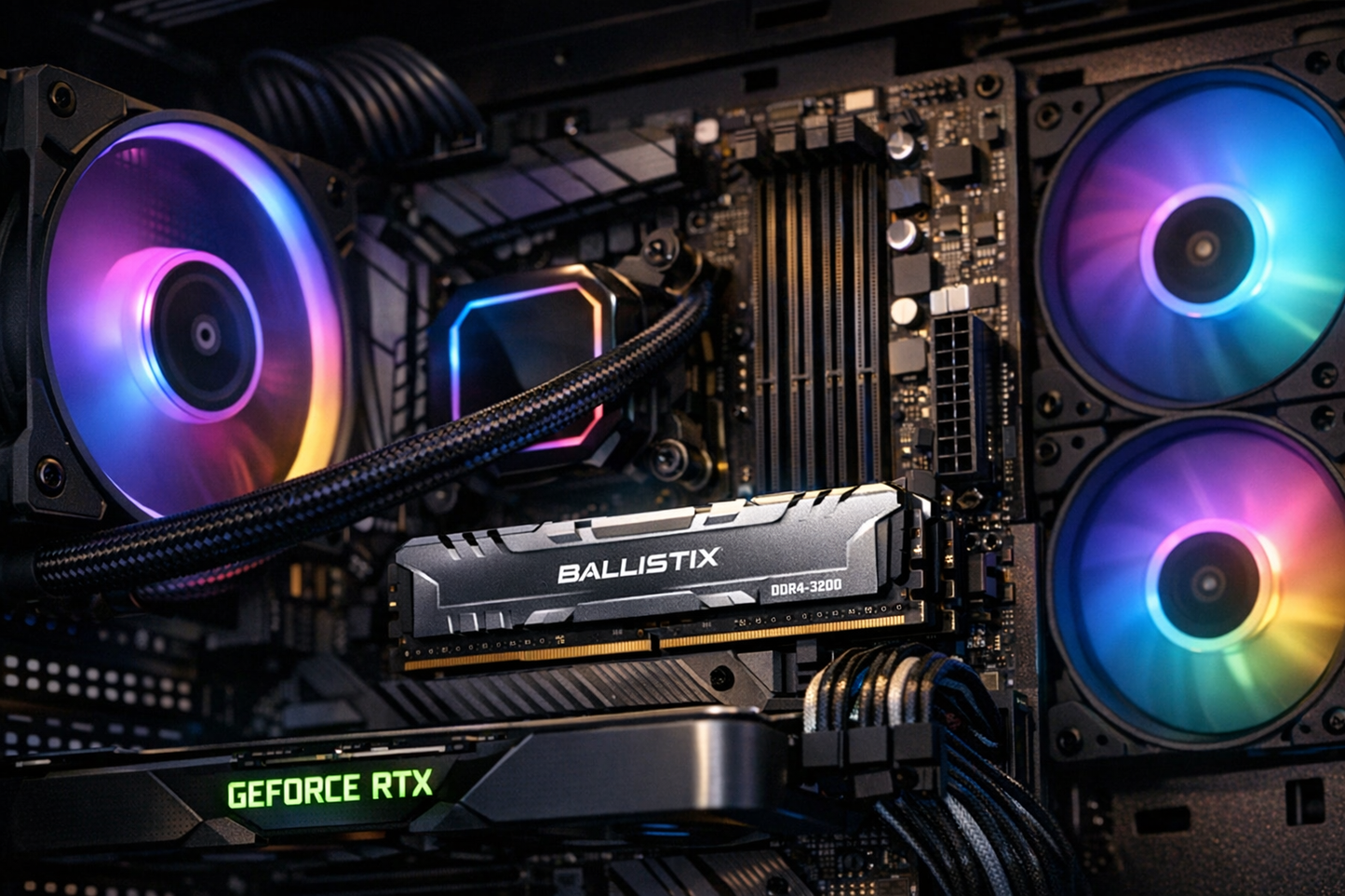 Ballistax DDR4-3200 CL16 Memory Kit — lifestyle