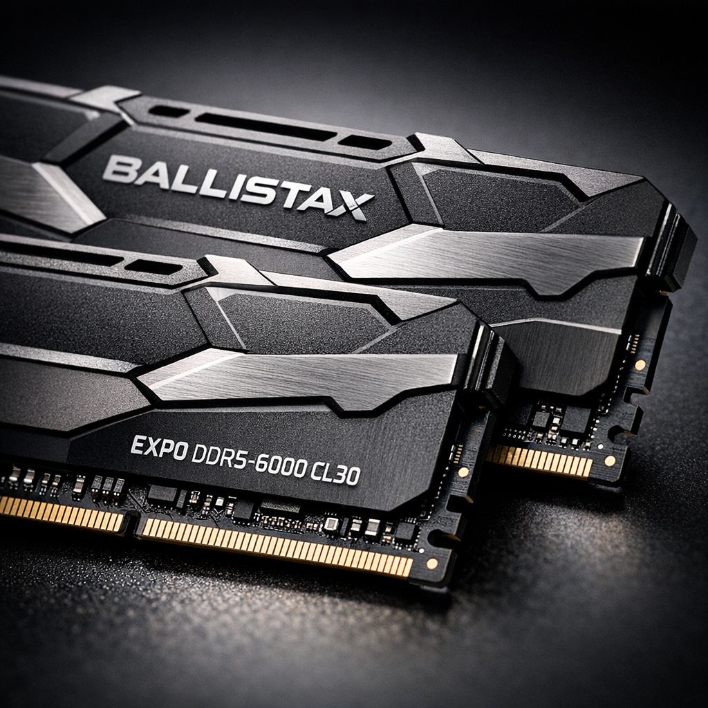 Ballistax EXPO DDR5-6000 CL30 Memory Kit — detail