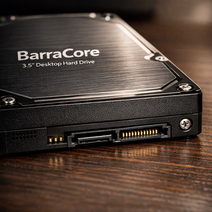 BarraCore 3.5" Desktop Hard Drive — detail