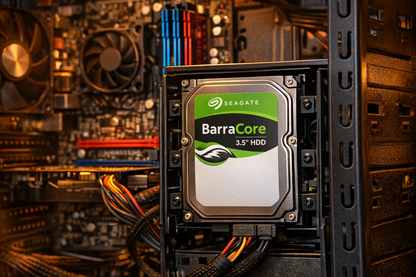 BarraCore 3.5" Desktop Hard Drive — lifestyle