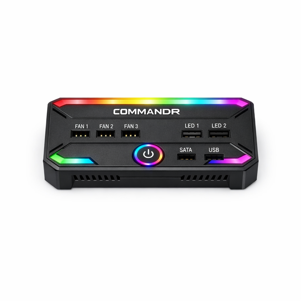 Commandr ARGB Fan and Lighting Hub — main product image