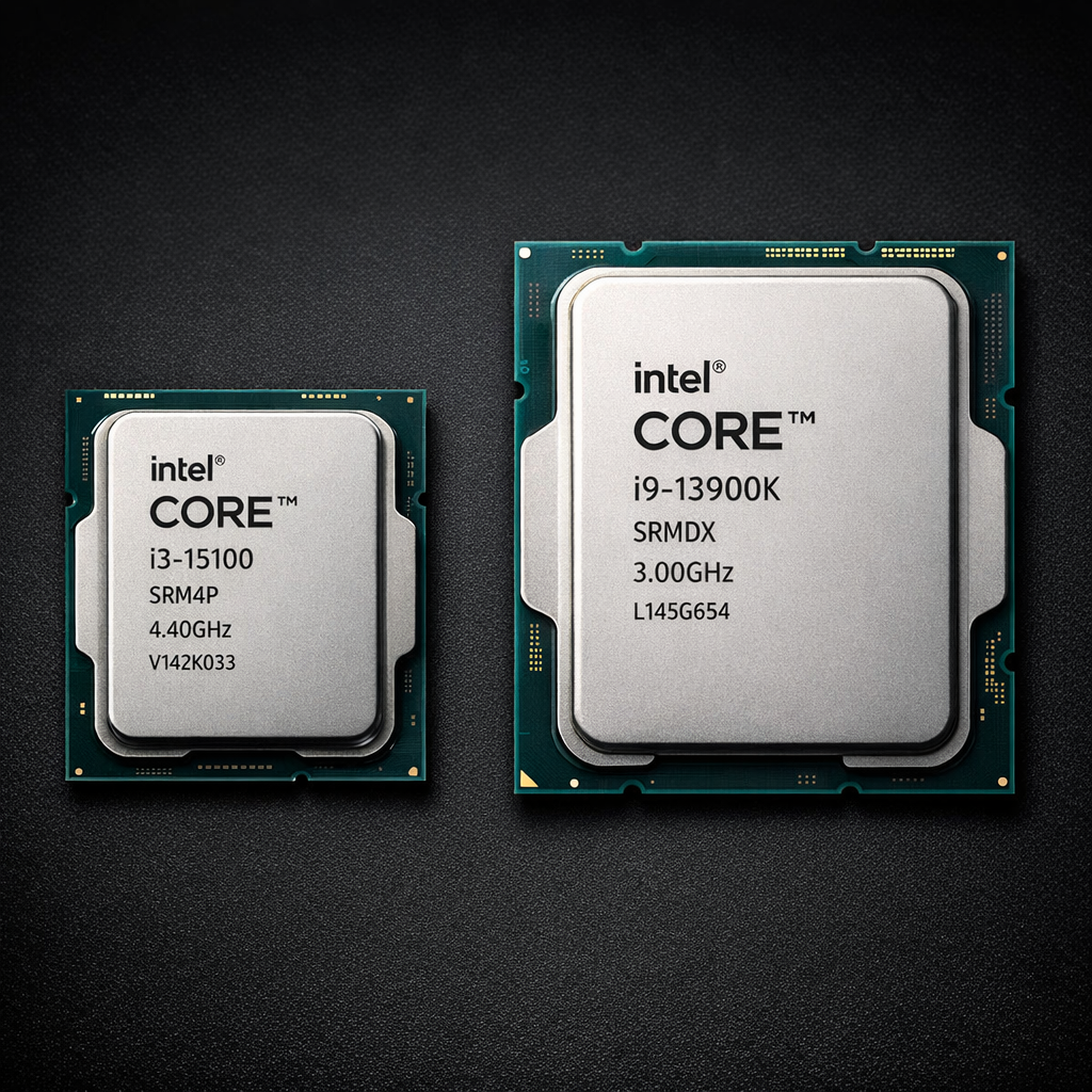 Corex i3-15100 Processor — comparison shot