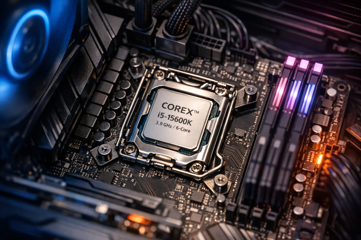 Corex i5-15600K Processor — lifestyle