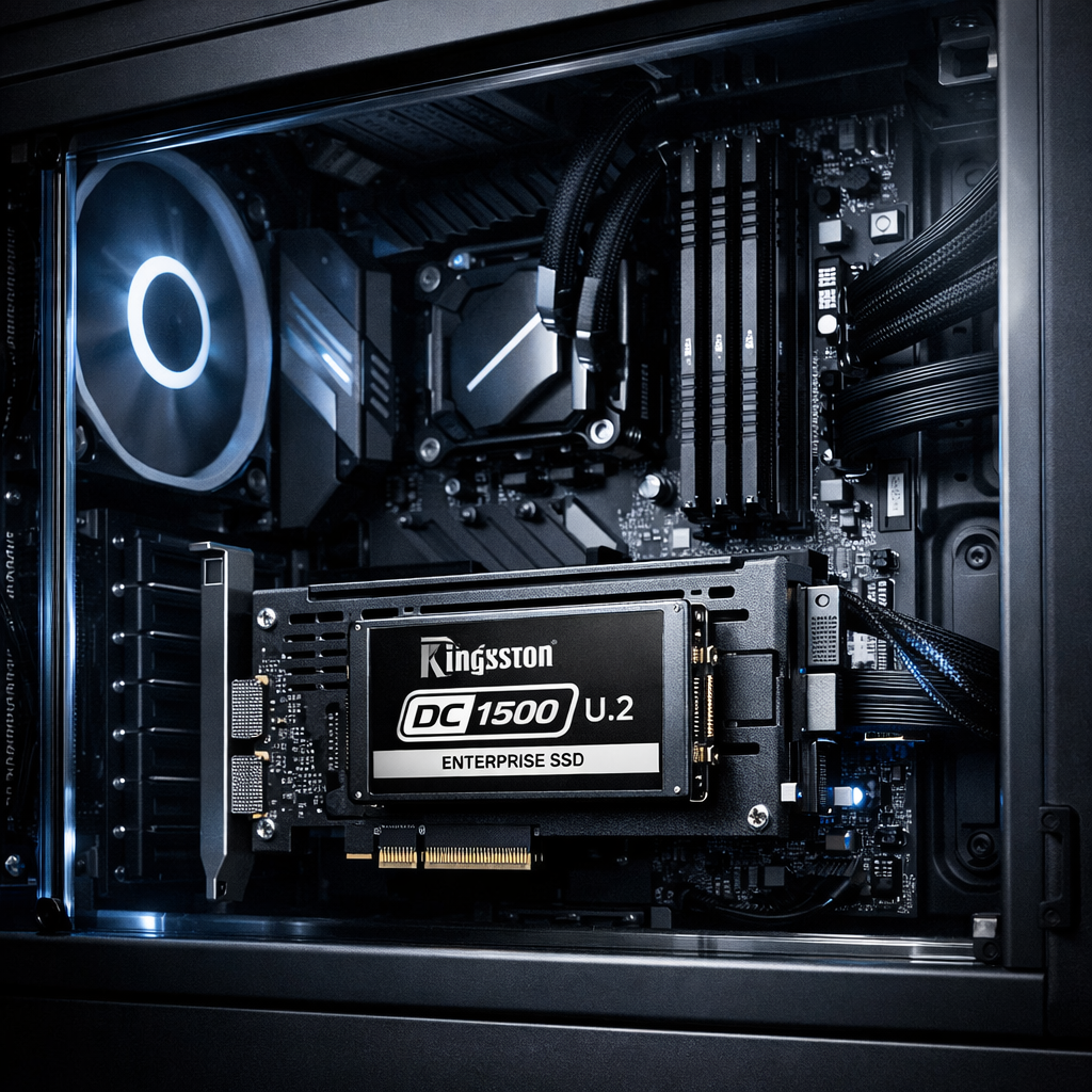 DC1500 U.2 Enterprise SSD with PCIe Adapter — lifestyle_image