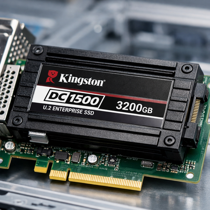 DC1500 U.2 Enterprise SSD with PCIe Adapter — closeup_image