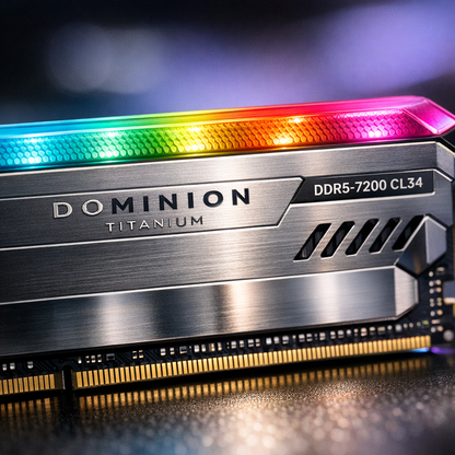 Dominion Titanum DDR5-7200 CL34 Memory Kit — detail