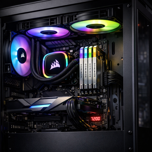 Dominion Titanum DDR5-7200 CL34 Memory Kit — lifestyle