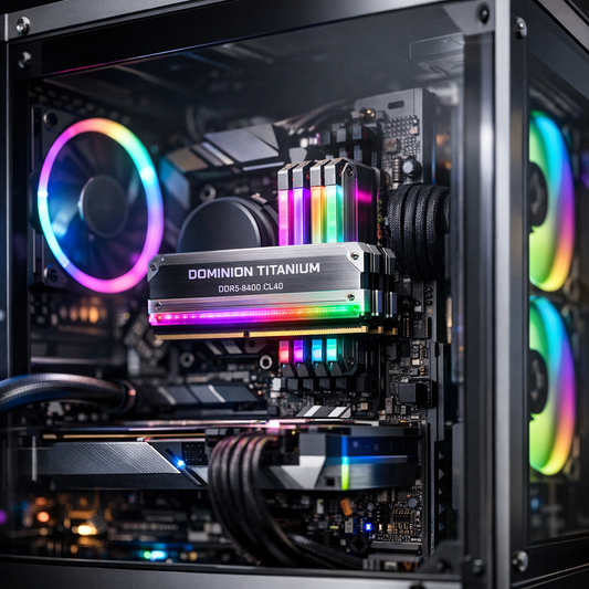 Dominion Titanum DDR5-8400 CL40 Memory Kit — lifestyle