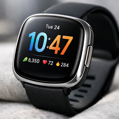Fit Versa 5 — close-up