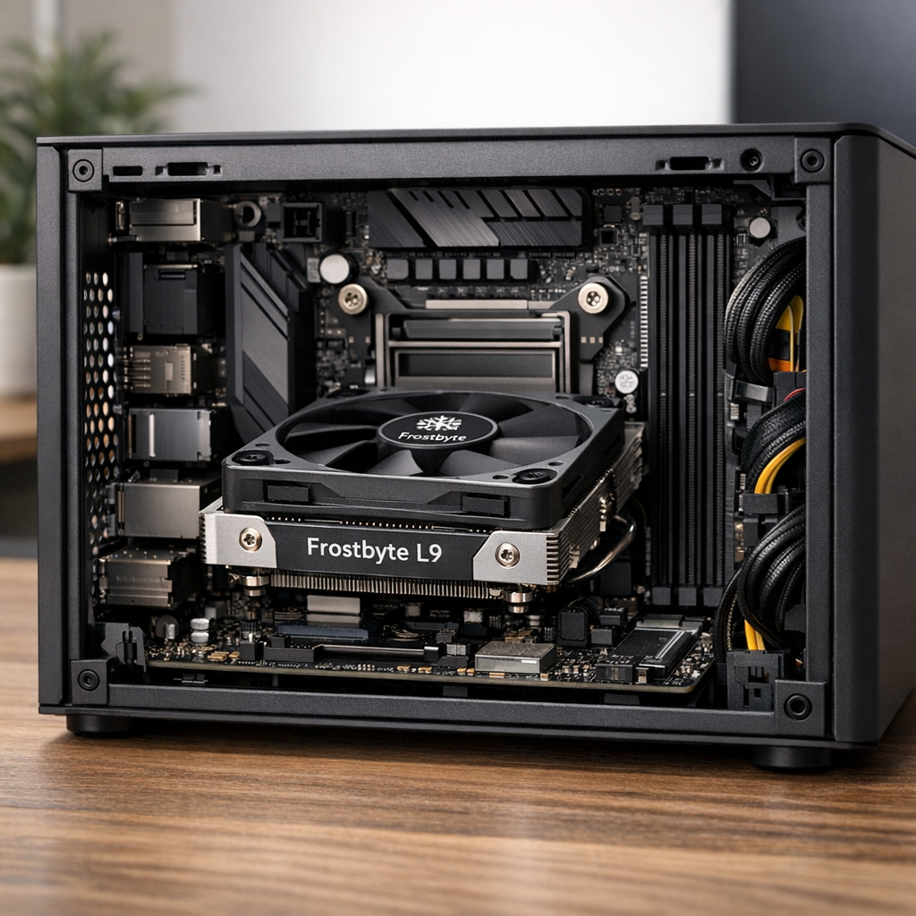 Frostbyte L9 Low Profile Air Cooler — lifestyle