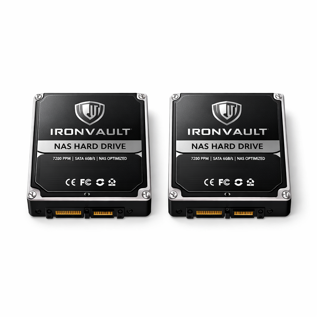IronVault NAS Hard Drive Twin Pack — main