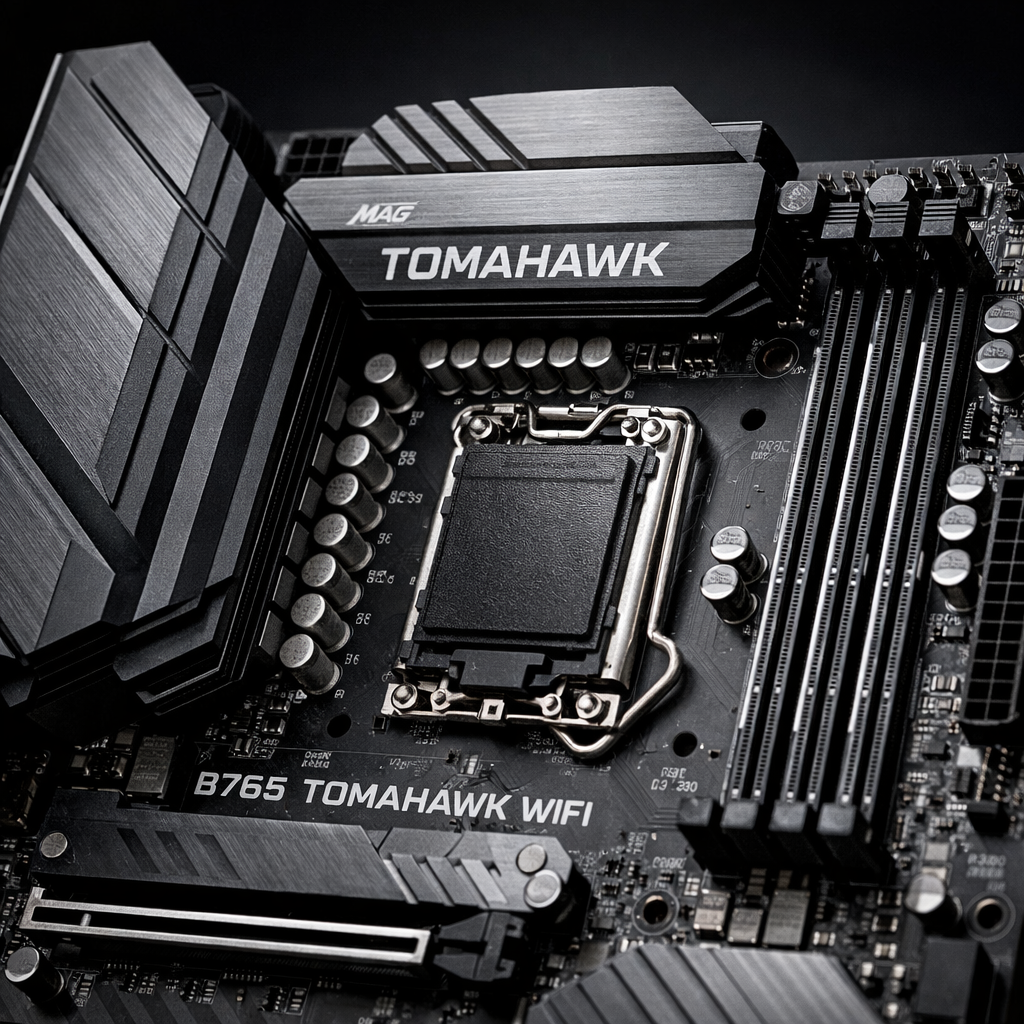 MAG B765 Tomohawk WiFi — close-up