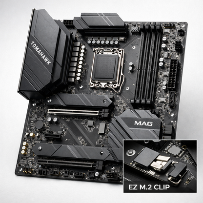 MAG B765 Tomohawk WiFi — angled