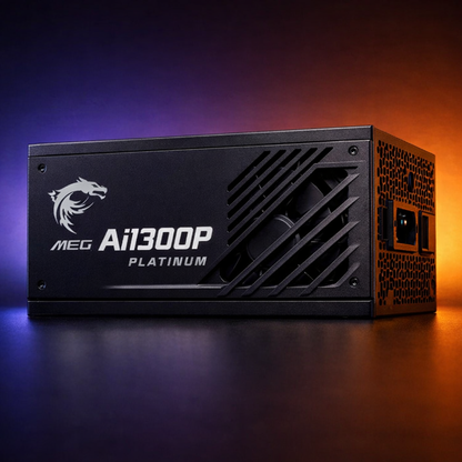MEG Ai1300P Platinum Power Supply — Side View