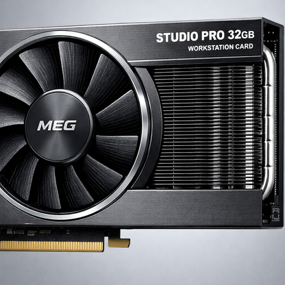 MEG Studio Pro 32GB Workstation Card — detailed_closeup