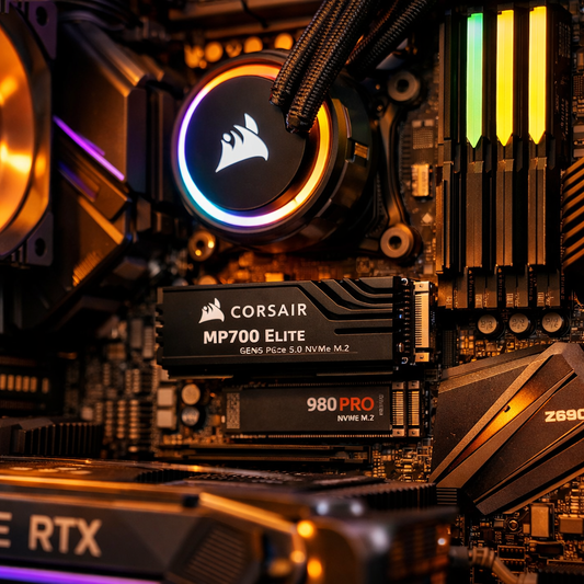 MP700 Elite Gen5 SSD — lifestyle shot