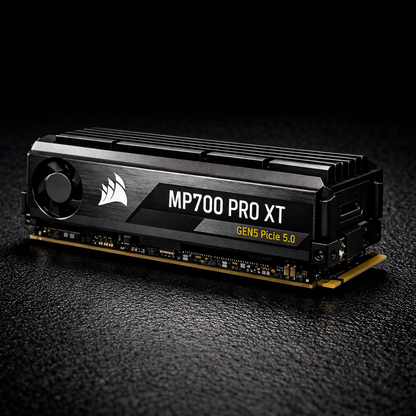MP700 Pro XT Gen5 SSD with Active Cooler — angels showcase