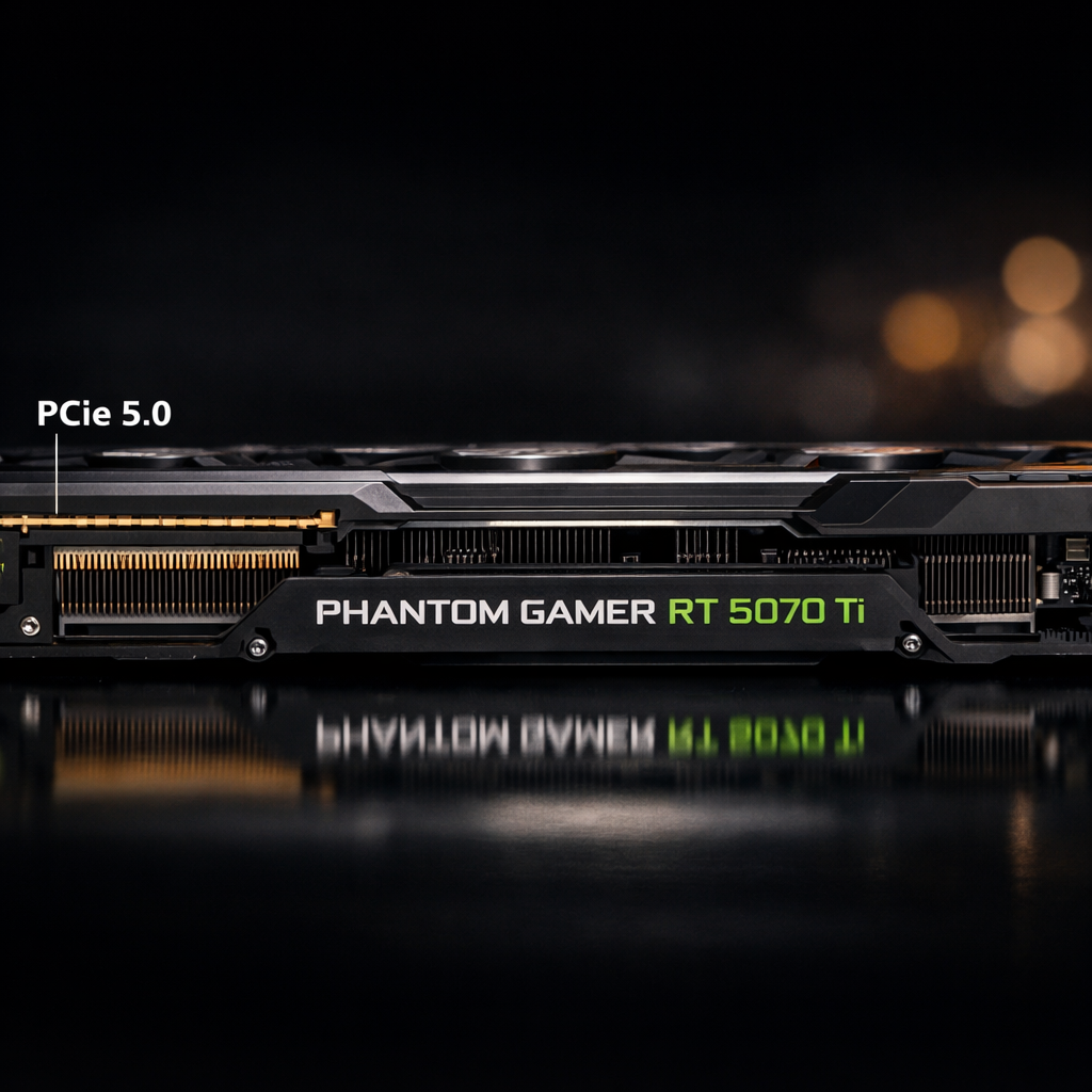 Phantom Gamer RT 5070 Ti Graphics Card — side_view_image