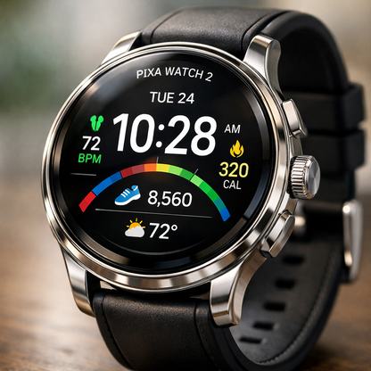 Pixa Watch 2 — close-up shot