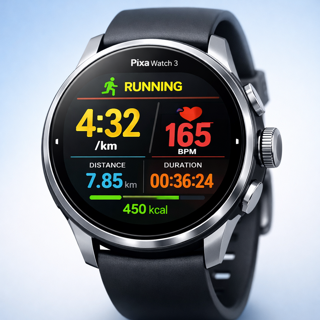Pixa Watch 3 — close-up image
