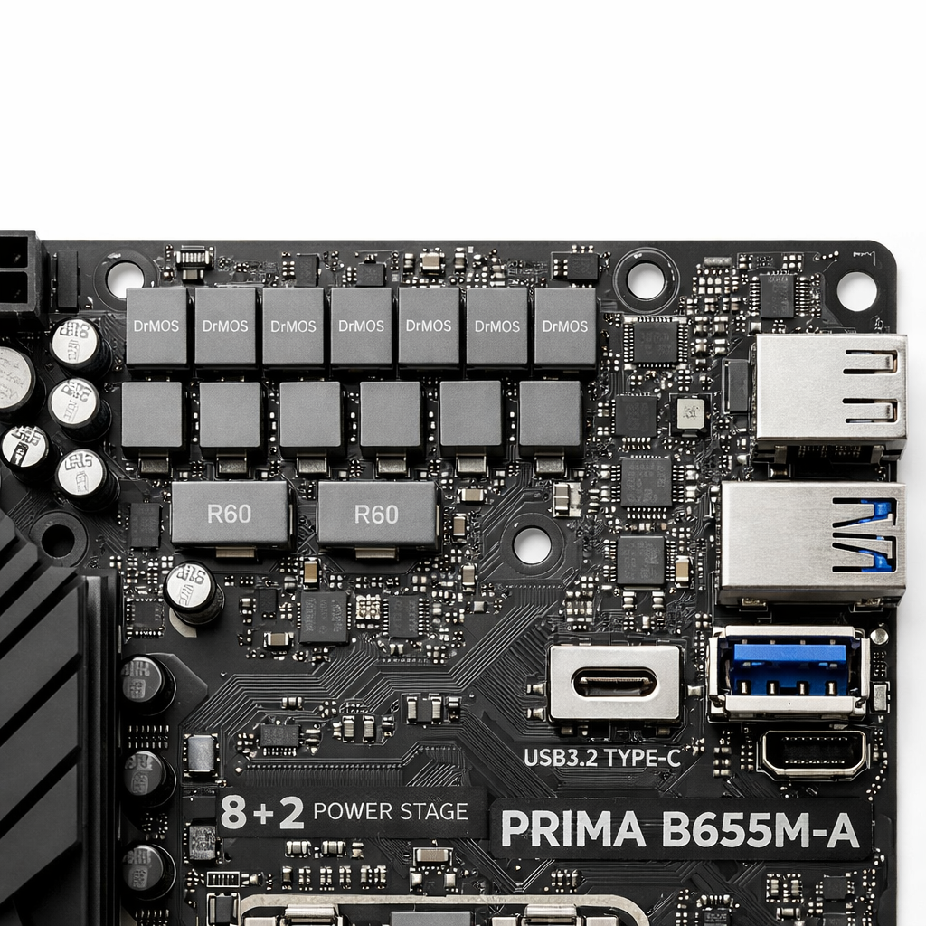 Prima B655M-A — detail