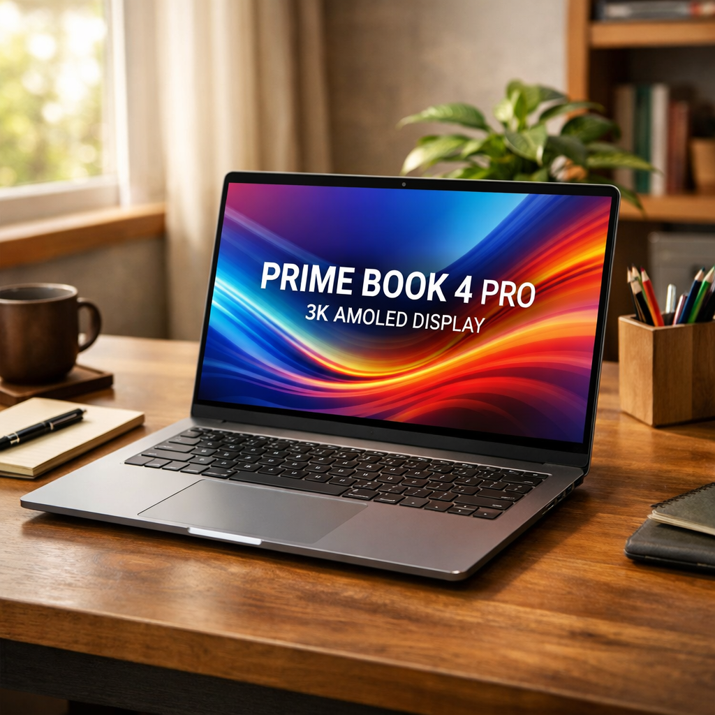 Prime Book 4 Pro — in situ