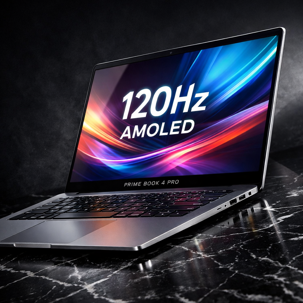 Prime Book 4 Pro — angle shot