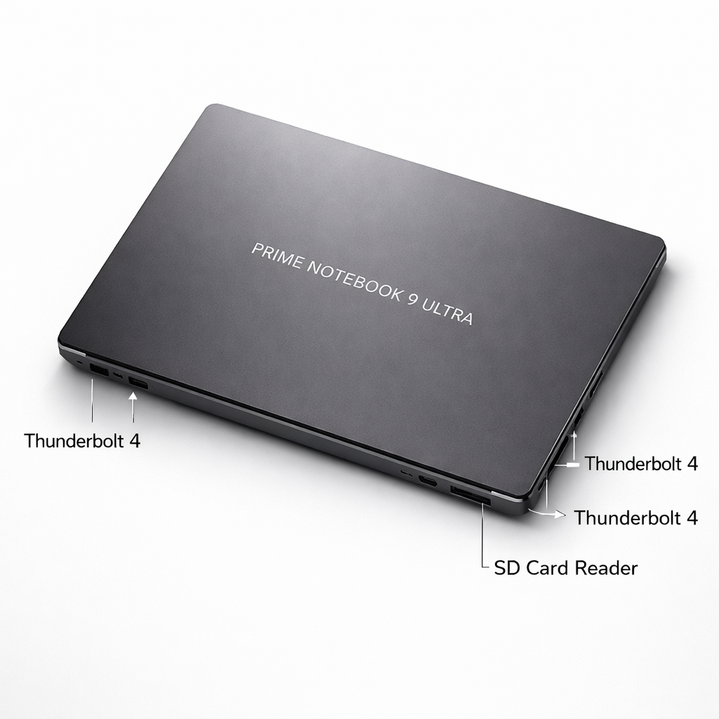 Prime Notebook 9 Ultra — ports_and_features