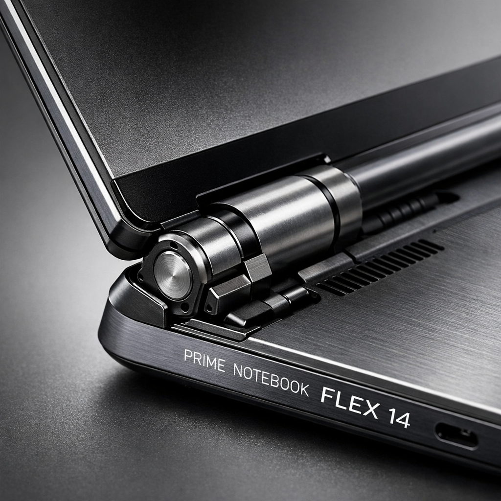 Prime Notebook Flex 14 — close-up