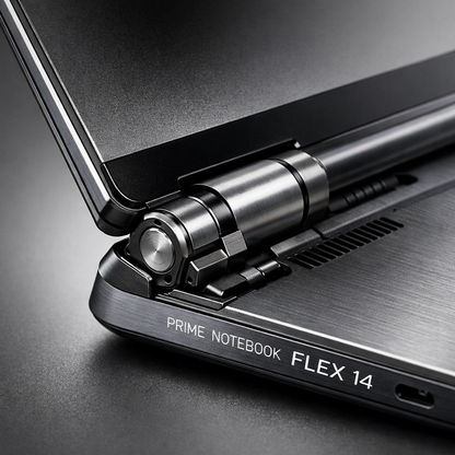 Prime Notebook Flex 14 — close-up