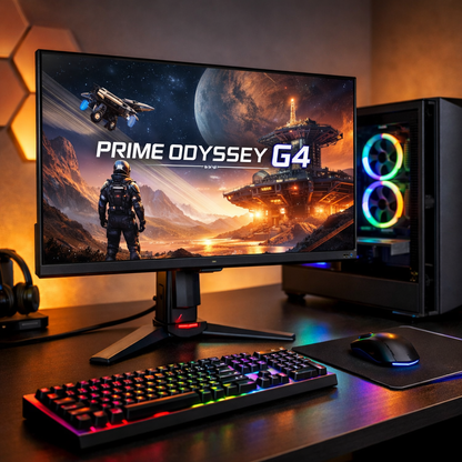 Prime Odyssey G4 Gaming Monitor — In Situ Lifestyle Shot
