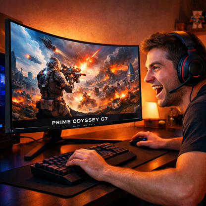 Prime Odyssey G7 Curved Gaming Monitor — user_experience_image