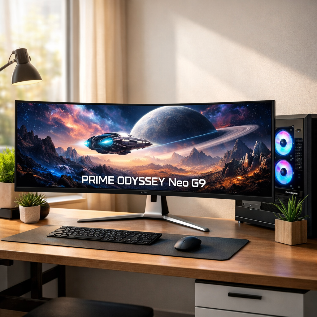 Prime Odyssey Neo G9 Ultrawide Monitor — lifestyle image