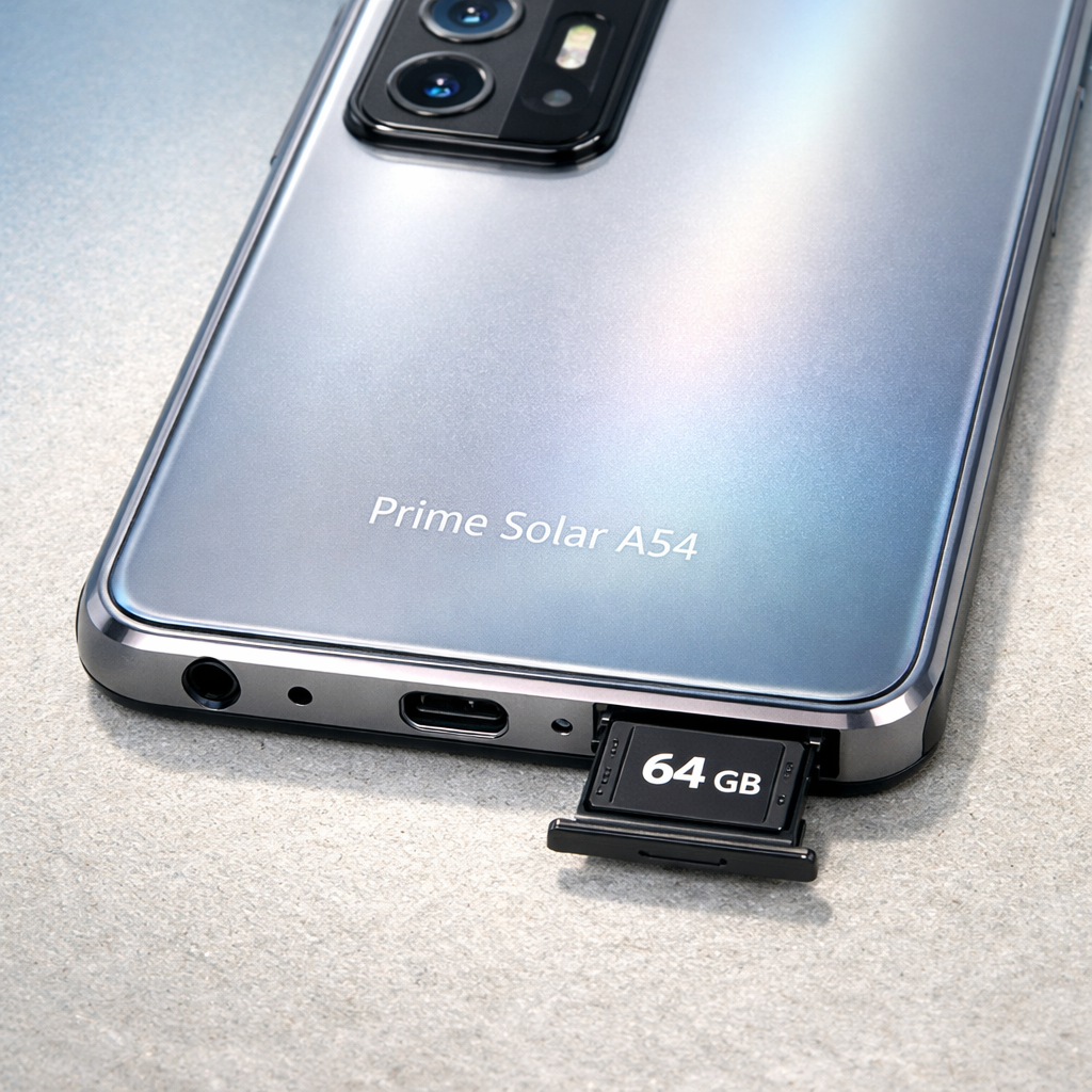 Prime Solar A54 — detail