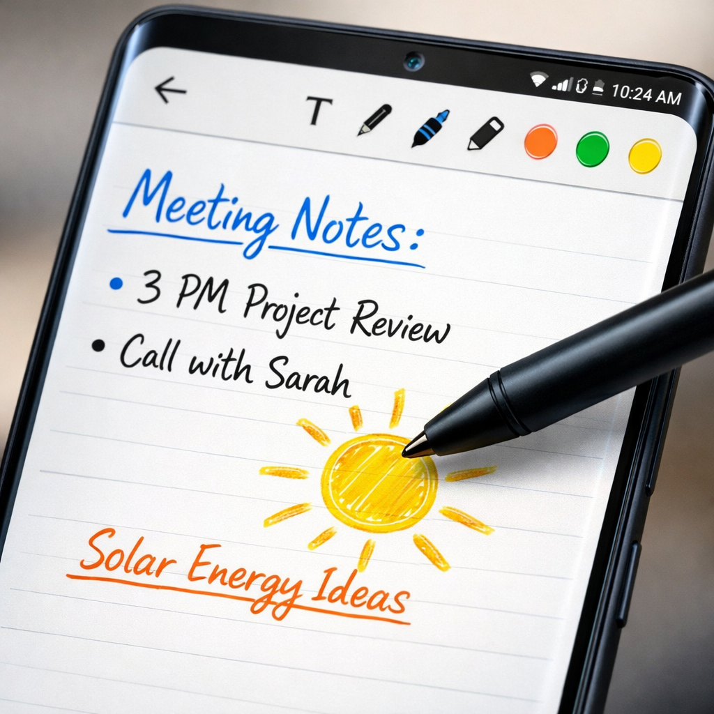 Prime Solar Note 24 — close-up shot