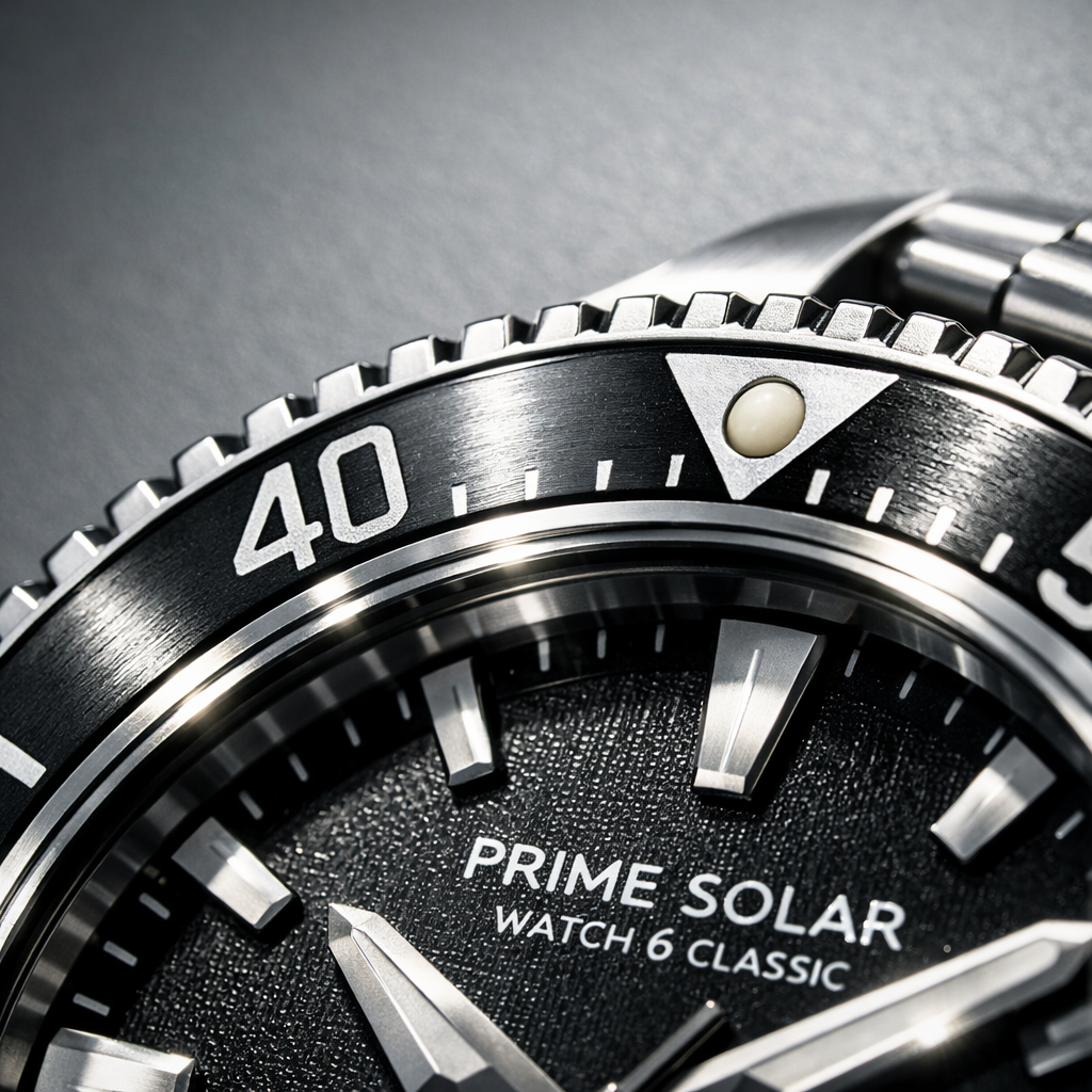 Prime Solar Watch 6 Classic — close-up detail