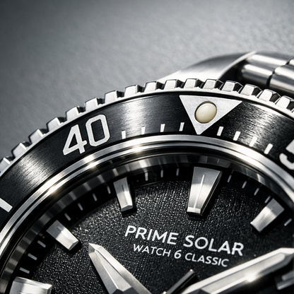 Prime Solar Watch 6 Classic — close-up detail
