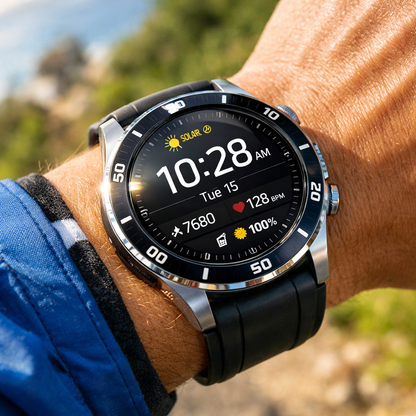Prime Solar Watch 6 Classic — wrist shot