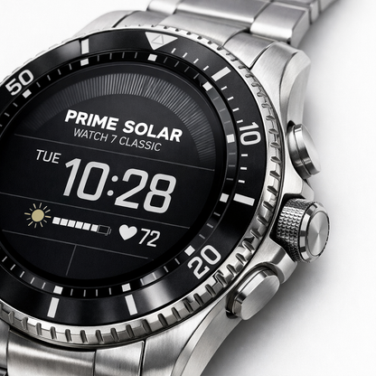 Prime Solar Watch 7 Classic — detail shot