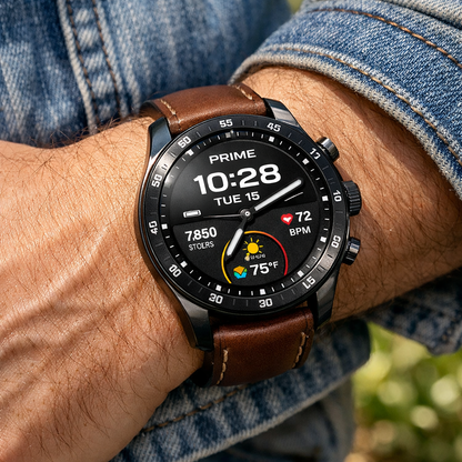 Prime Solar Watch 7 Classic — wrist shot